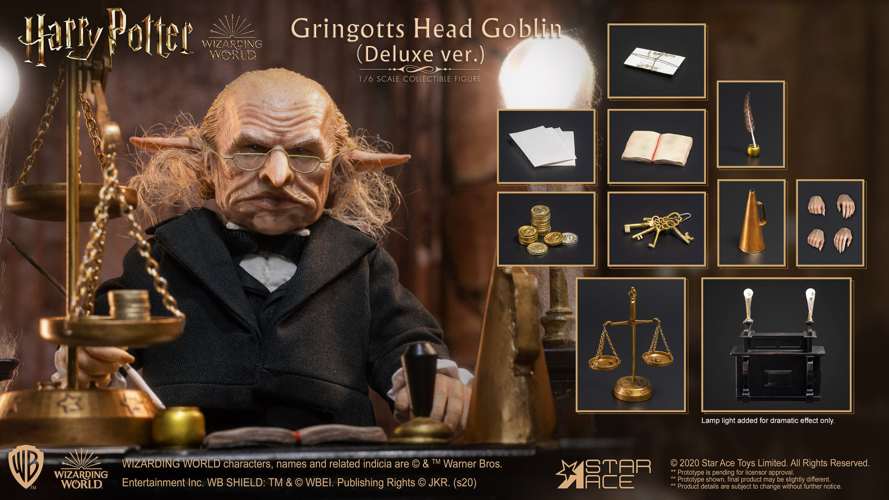 Star Ace: Gringotts Head Goblin (Harry Potter)