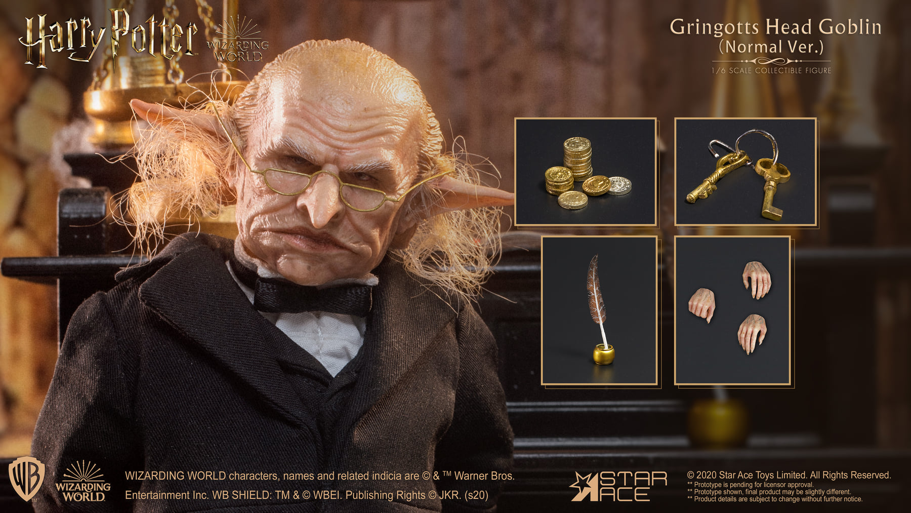 Star Ace: Gringotts Head Goblin (Harry Potter)